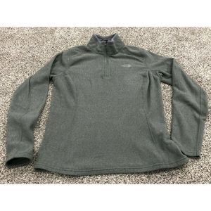 The North Face Gray M Jacket Quarter Zip Polartec